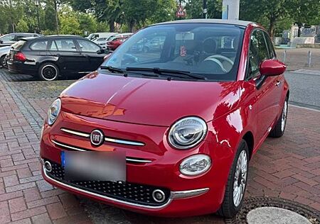 Fiat 500C 0.9 8V TwinAir Turbo Lounge C Red Cabrio
