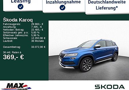 Skoda Karoq Scout 2.0TDI 4x4 PANO*AHK*STHZG*KAM*