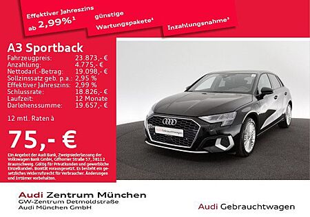 Audi A3 Sportback 40 TFSI e S tronic advanced Navi+