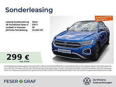 Volkswagen T-Roc Cabrio Goal 1.0 TSI Navi Kamera LED SiHz
