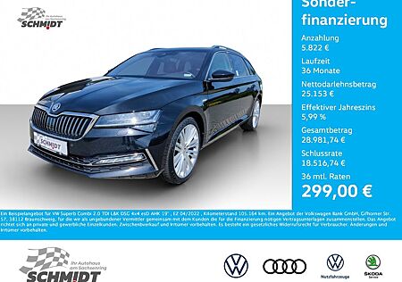 Skoda Superb Combi 2.0 TDI L&K DSG 4x4 esD AHK 19"