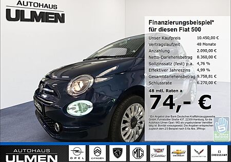 Fiat 500 Lounge 1.0 Mild Hybrid Touch-Radio+Bluetooth