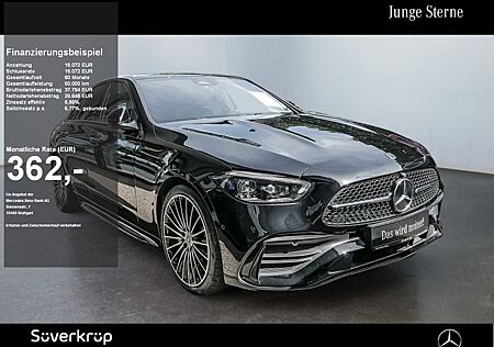 Mercedes-Benz C 200 d , BURM AMG NIGHT SPUR PANO 360 PDC SHZ