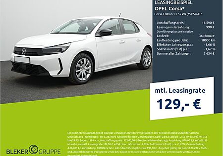 Opel Corsa Edition 1.2 55 kW (75 PS) MT5