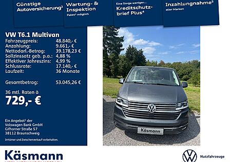 VW T6 Multivan Volkswagen T6.1 Multivan Generation Six 2.0TDI NAVI LED KAM