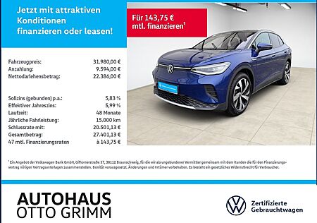 VW ID.4 Volkswagen Pro Performance 150 kW LED