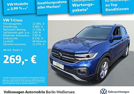 VW T-Cross Volkswagen Style 1.0 TSI*DSG*GRA*MFL*PDC*ACC*CARPLA