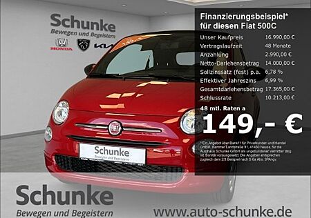 Fiat 500C Basis 1.0 Mild Hybrid EU6d Apple CarPlay An