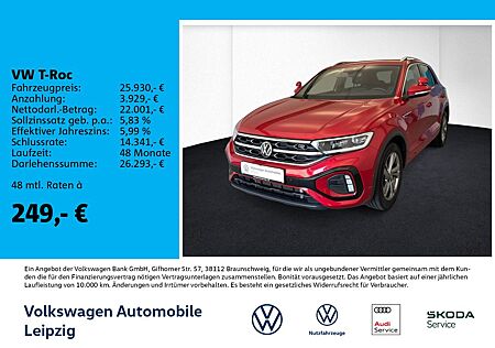 VW T-Roc Volkswagen R-Line 2.0 TDI SCR *Standheizung*AHK*
