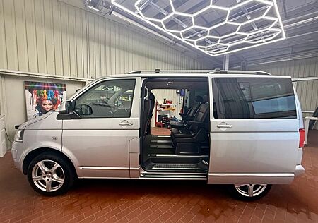 VW T5 Multivan Volkswagen Highline DSG Leder 7 Sitze AHK 30TKM