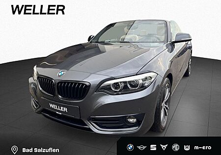 BMW 230i Cabrio Sport Line Kam H/K Leder Navi M Len