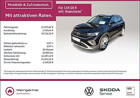 VW T-Cross Volkswagen GOAL 1.0 TSI, Navi, ACC, LED 5-Gang