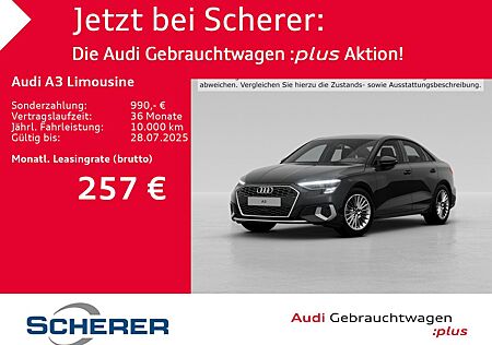 Audi A3 Limousine advanced 35 TFSI MATRIX-LED EINPAKR
