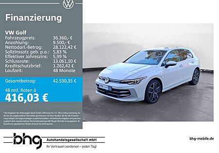 VW Golf Volkswagen 1.5 eHybrid DSG Style #AHK #HEAD-UP #KEYLES