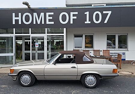 Mercedes-Benz SL 500 Mopf Rauchsilber / Leder dunkel Braun TOP