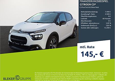 Citroën C3 PureTech 83 Shine Pack