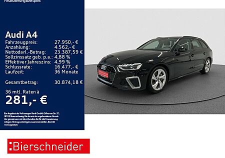 Audi A4 Av 40 TDI S Line LED ACC LEDER NAVI SHZ