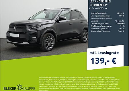 Citroën C3 Turbo 100 S&S Max