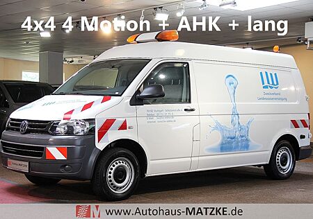 VW T5 Transporter Volkswagen T5 2.0 TDI 4Motion lang 3-Sitzer Werkstatt AHK