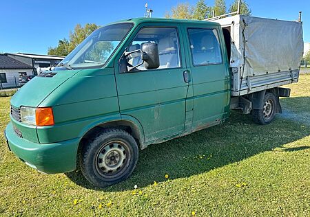 VW T4 Kombi Volkswagen T4 DoKa Pritsche mit Plane Doppelkabine