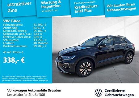 VW T-Roc Volkswagen 1.5 TSI DSG Life AHZV Kamera LED Navi