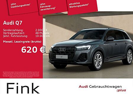 Audi Q7 S line 55 TFSI quattro 7Sitze Matrix HuD Pano