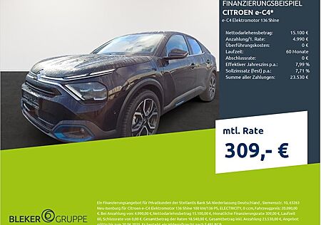 Citroën C4 e- Elektromotor 136 Shine