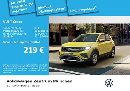 VW T-Cross Volkswagen 1.0 TSI LED ParkPilot Sitzhz Bluetooth