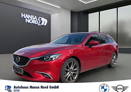 Mazda 6 Kombi SPORTS-LINE LEDER HUD RÜCKFAHRKAMERA ACC