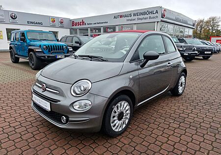 Fiat 500C 500 Cabrio- 7" DAB Radio-Verdeck Rot