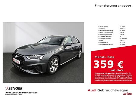Audi A4 Avant 45 TFSI quattro S line S tronic LED AHK