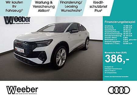 Audi Q4 e-tron Sportback s line HUD*NAVI*MATRIX*LEDER