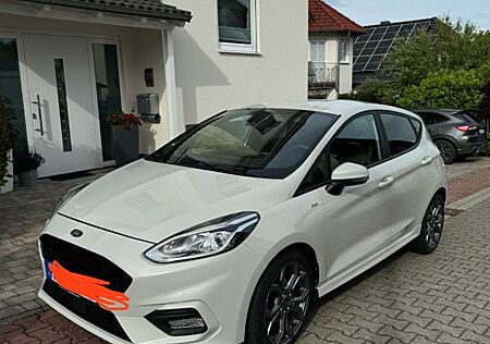 Ford Fiesta 1,0 EcoBoost St-Line Weiß