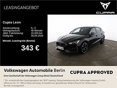 Cupra Leon 2.0 TSI DSG VZ Navi LED SHZ ACC PDC