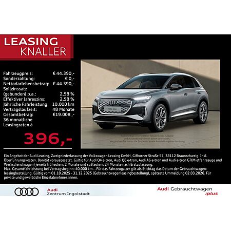 Audi Q4 e-tron leasen