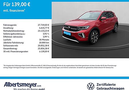 VW T-Cross Volkswagen 1.0 TSI R-Line +DSG+ACC+NAVI+LED+LM+ZV++