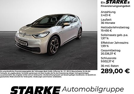 VW ID.3 Volkswagen Pro Family Panodach Standheiz Navi LED Kam