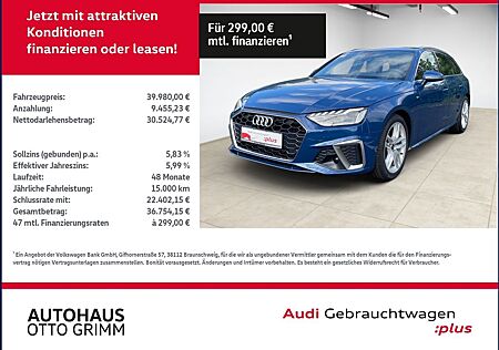 Audi A4 Avant 35 TFSI S line KLIMA LED NAVI LEDER