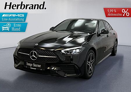 Mercedes-Benz C 300 de AMG Line LHZ MBUX Night Sportsitze LED