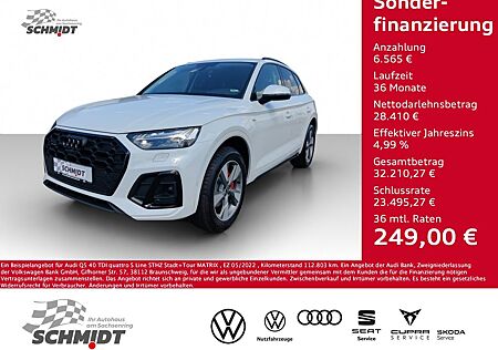 Audi Q5 40 TDI quattro S Line STHZ Stadt+Tour MATRIX