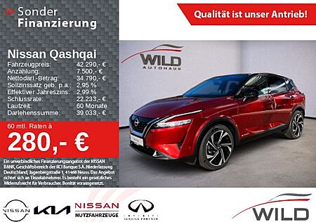 Nissan Qashqai 1.5 VC-T e-POWER Tekna + Massagefunktion