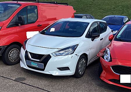 Nissan Micra 1.0 IG-T Visia Plus Unfall nicht repariert