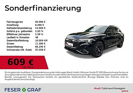 Audi Q8 e-tron 55 quattro S line Matrix/HUD/Pano/Memo