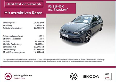 VW Golf Volkswagen Variant 1.5 eTSI R-Line, BlackStyle, Navi,