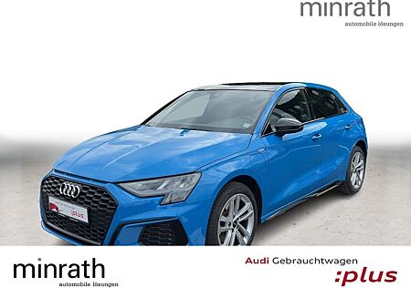 Audi A3 Sportback 40 TFSI e S-Line PANO LEDER BLACK