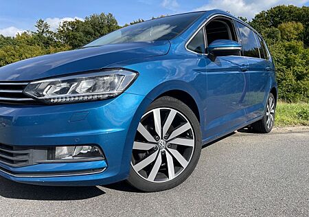 VW Touran Volkswagen 2.0 TDI PANO 7-Sitzer R-Line-Felgen AHK