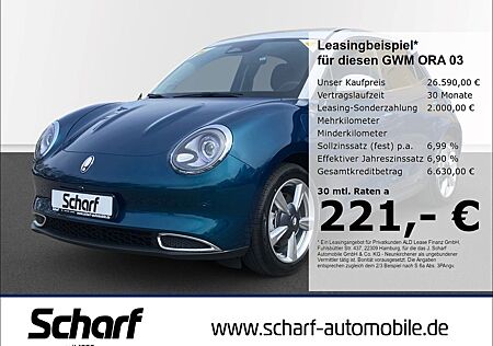 GWM Ora 03 400 PRO mit Wärmepumpen Navi 360 Kamera A