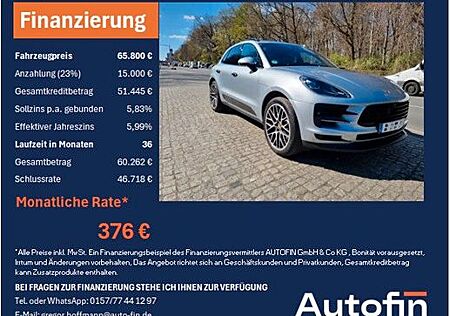 Porsche Macan S Pano , Luftf. Voll.