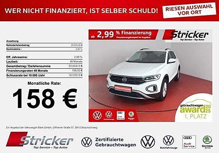 VW T-Roc Volkswagen Life 1.0TSI 158,-ohne Anzahlung Sitzheizun