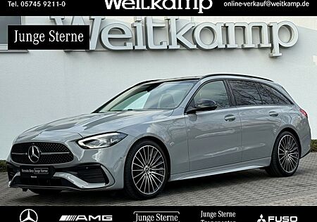 Mercedes-Benz C 180 T AMG+Night+AHK+Panorama+360°+Burmester